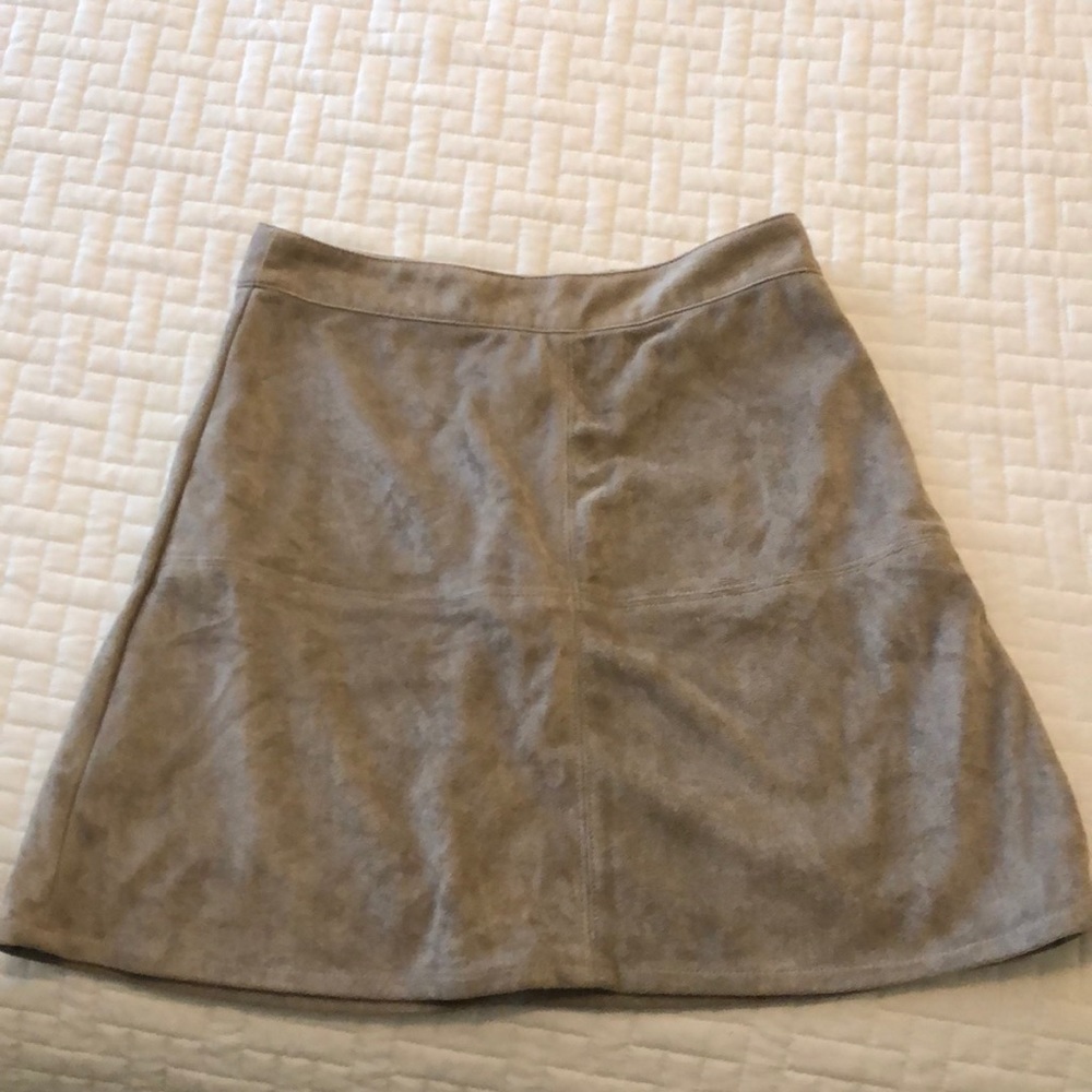 Rhythm suede skirt
